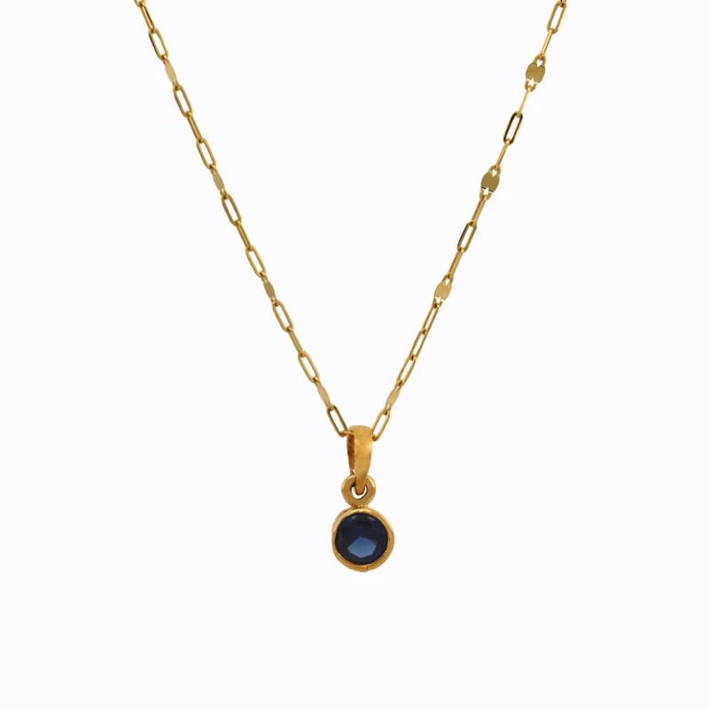 Sophia Sapphire Pendant